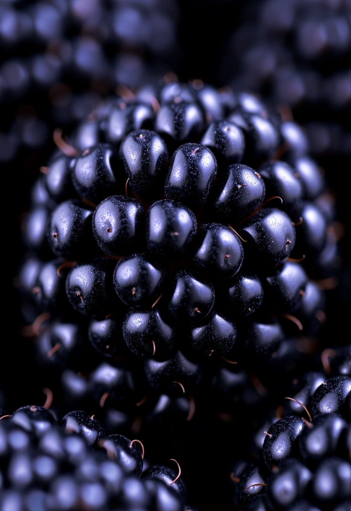 Brombeeren Struktur